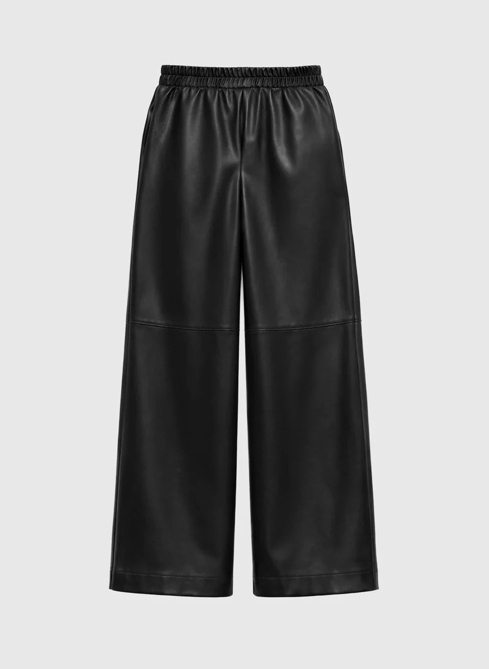 THE SOLÉNE FAUX LEATHER TROUSERS Bottoms, Jeans & Skirts Agnes 