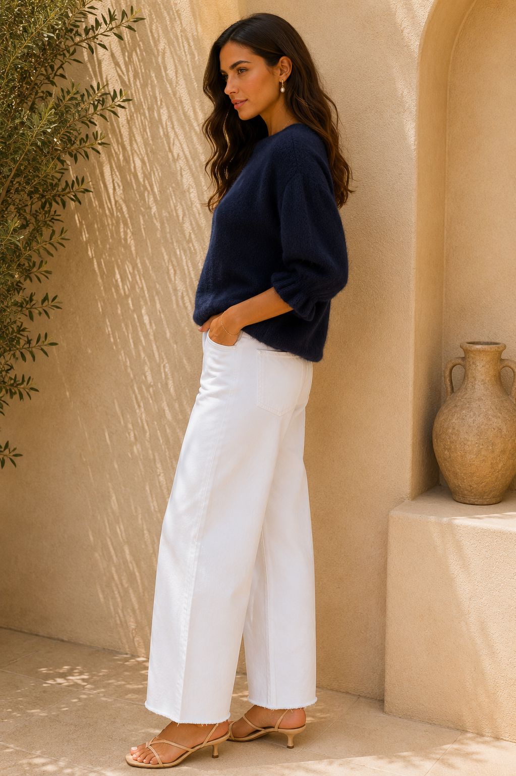THE LOLA SUMMER KNIT - FRENCH NAVY 