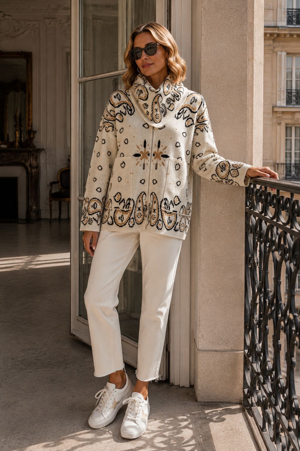SIENNA CARDIGAN + SCARF Knitwear Oreline 